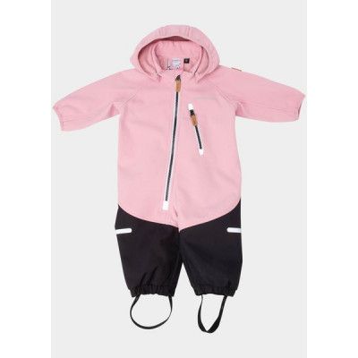 Holmenkollen Softshell Overall Infant, Lt. Pink, 68,  Regnjackor