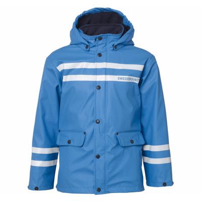 Iceflake Rain Jacket, Sea Blue, 130,  Regnkläder