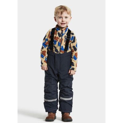 Idre Kids Pants 6, Navy, 130,  Fodrade Regnkläder