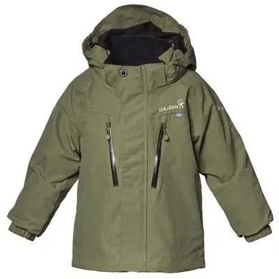 Isbjörn Storm Hard Shell Jacket Kids Moss
