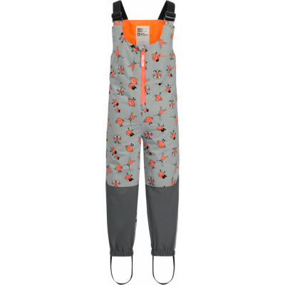 Jack Wolfskin Kids' Smileyworld 2-Layer All Over Print Bib Icon Mint Leaf
