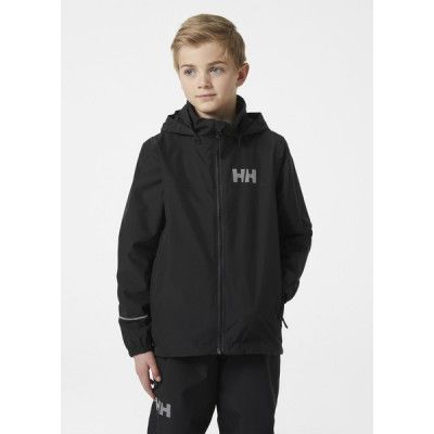 Jr Juell Rain Jacket, 990 Black, 14,  Regnjackor