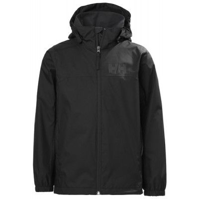 Jr Urban Rain Jacket, 990 Black, 10,  Regnjackor