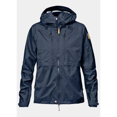 Keb Eco-Shell Jacket W, Dark Navy, S,  Regnjackor