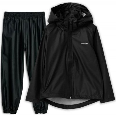 Tretorn Kids' Packable Rainset Black