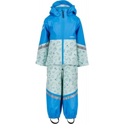 Didriksons Kids' Waterman Printed Set Galon 8 Doodle Pale Mint