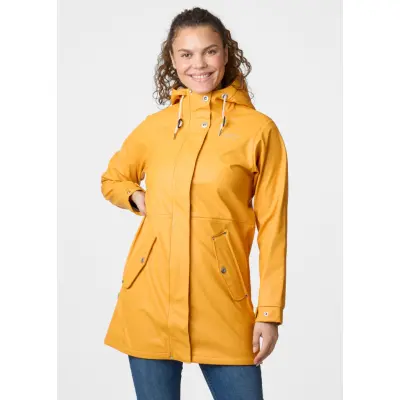 Lammö Coat W, Mustard Yellow, 34,  Regnjackor