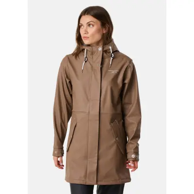 Lammö Coat W, Walnut, 36,  Regnjackor
