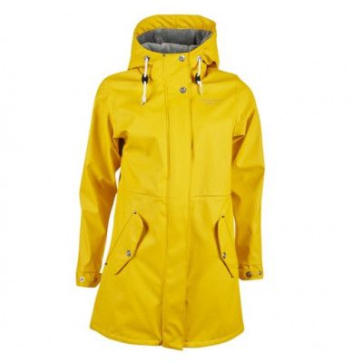 Lammö Coat W, Yellow, 42,  Regnkläder