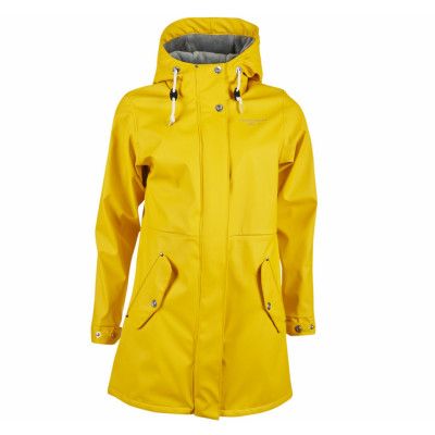 Lammö Coat W, Yellow, 50,  Regnkläder