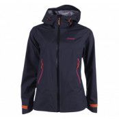 Letto Lady Jkt, Black/Hot Pink/Pumpkin, L,  Bergans