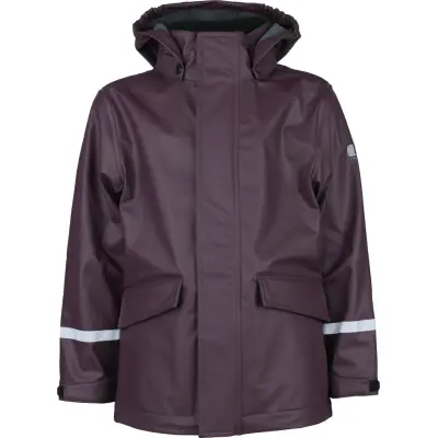 Lindberg Kids' Vestby Rain Jacket Fleece Plum