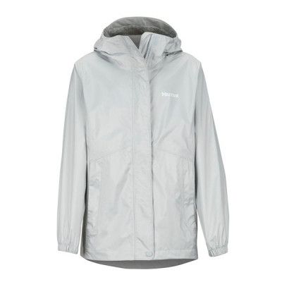 Marmot Girl's Precip Eco Jacket Bright Steel