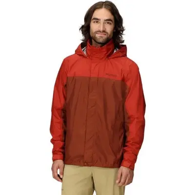 Marmot PreCip Eco Jacket Men Pecan/Sumac - M