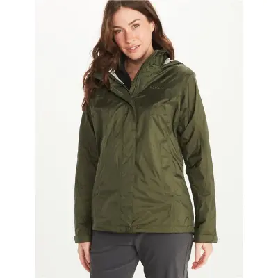 Marmot Wm's PreCip Eco Jacket Dark Green Dark Green M