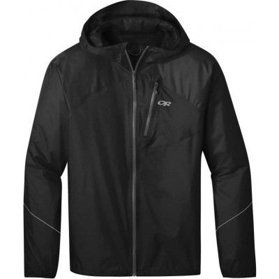 Outdoor Research Men's Helium Rain Jacket Black