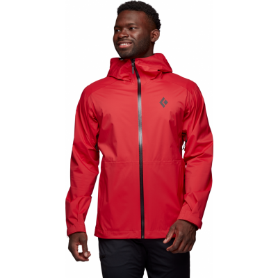 Black Diamond Men's Stormline Stretch Rain Shell Carmine