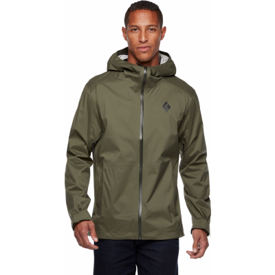 Black Diamond Men's Stormline Stretch Rain Shell Tundra