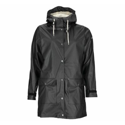 Mia Rain Coat, Black, 42,  Regnjackor
