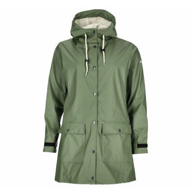 Mia Rain Coat, Geo Green, 38,  Regnjackor