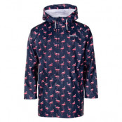 Monsoon Rain Coat, Navy Flamingo, 2xl,  Höstjackor