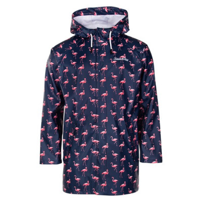 Monsoon Rain Coat, Navy Flamingo, 2xl,  Höstjackor