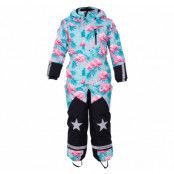 Narvik Overall Jr, Flamingo Aop, 140, Regnjackor