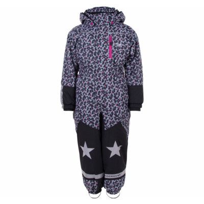 Narvik Overall Jr, Leopard/Fresh Pink, 70,  Regnjackor