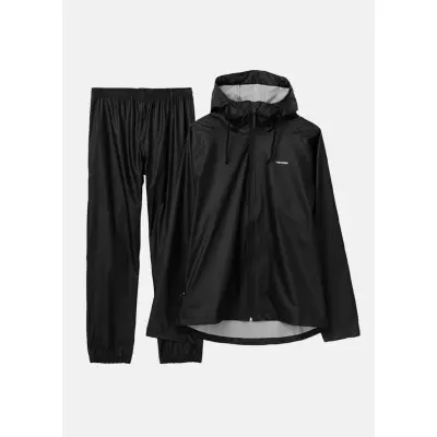 Packable Rainset, 010/Black, 2xl,  Set Regnjackor + Byxor