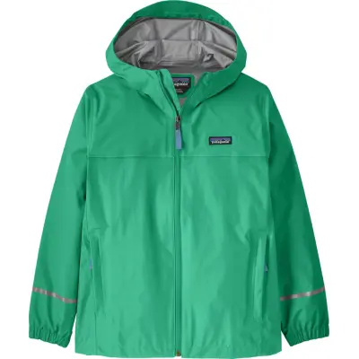 Patagonia Kids' Torrentshell 3L Rain Jacket Aqua Stone