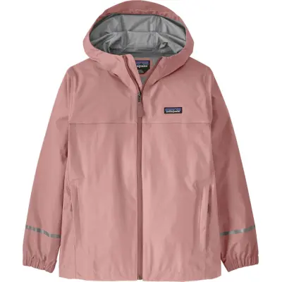 Patagonia Kids' Torrentshell 3L Rain Jacket Fuzzy Mauve