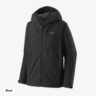 Patagonia M's Granite Crest Rain Jkt Black Black XXL