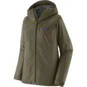 Patagonia Women's Boulder Fork Rain Jacket Basin Green