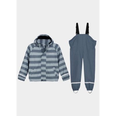 Pu-Set Fodrat Jr, Navy, 92,  Set Regnjackor + Byxor