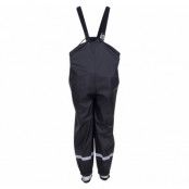 Rain Bib Pants Kids, Black, 100, Regnkläder