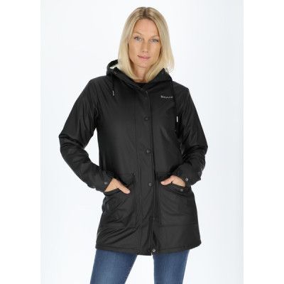 Rain Coat Fleece W, Black, 44,  Regnjackor
