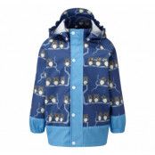 Rain Jkt Owls Unlnd, Nautical Blue, 120,  Junior