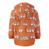 Rain Jkt Owls Unlnd, Orange, 90,  Junior