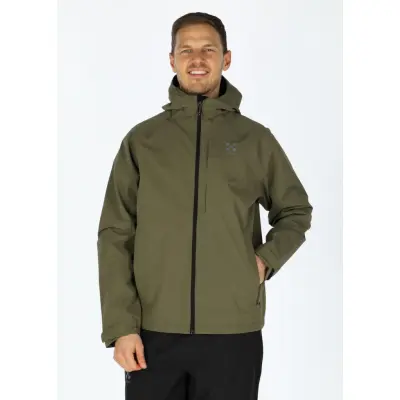 Rain Shell Jacket, Olive, L,  Vårjackor