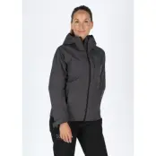 Rain Shell Jacket W, Charcoal, 34, Vårjackor