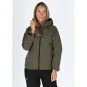 Rain Shell Jacket W, Olive, 40, Vårjackor