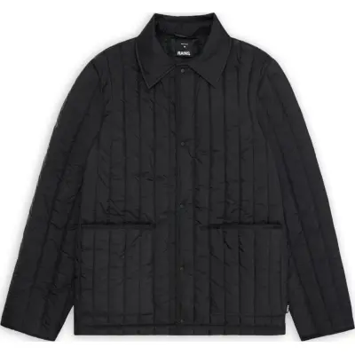 Rains Banja Liner Overshirt Black