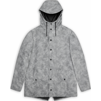 Rains Unisex Jacket Distressed Grey