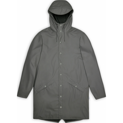 Rains Unisex Long Jacket Grey