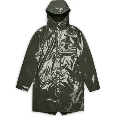 Rains Unisex Long Jacket Swamp