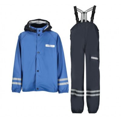 Rusk Rain Set Jr, Blue/Dk Navy, 150,  Byxor