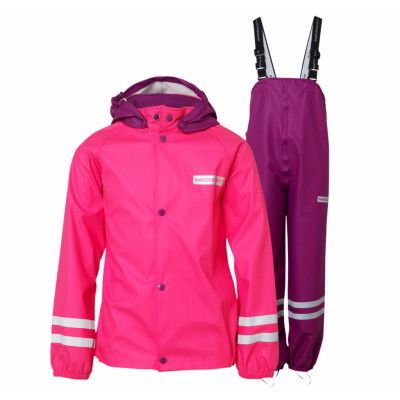 Rusk Rain Set Jr, New Pink/Purple, 70,  Regnkläder