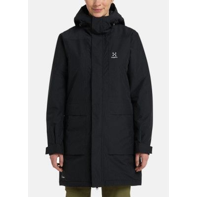 Salix Proof Mimic Parka Women, True Black, Xl,  Höstjackor