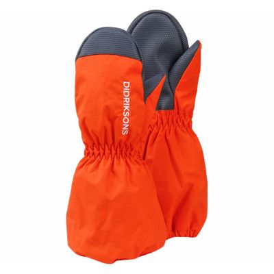 Shell Kids Gloves 3, Tile Orange, 2-4,  Didriksons