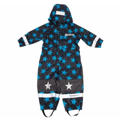 Skur Rainoverall, Dk Navy/Sea Blue, 70,  Regnkläder